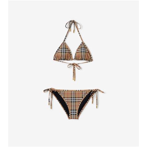 beachwear griffato burberry|burberry swimwear.